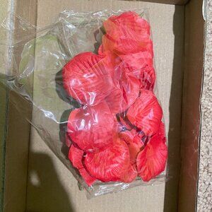 Red Silk Rose Petals